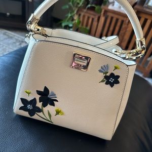 Kate Spade phoebe floral appliqué leather crossbody